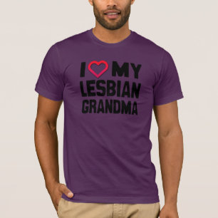 I LOVE MY LESBIAN GRANDMA -.png T-Shirt