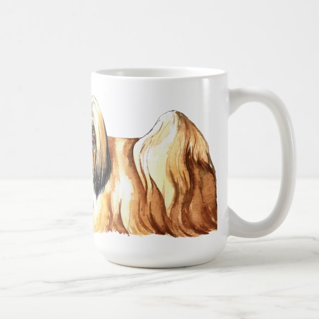 I Love my Lhasa Apso Coffee Mug (Right)