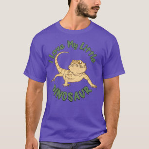 I Love My Little Dinosaur Funny Reptile Gift T-Shirt