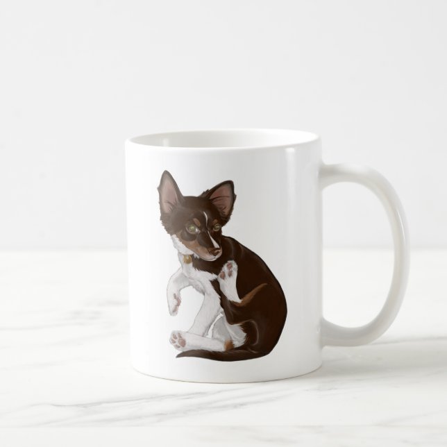 I love my little pup! - basic mug (Right)