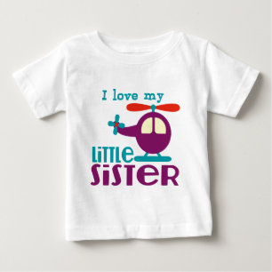 I love my Little Sister Baby T-Shirt