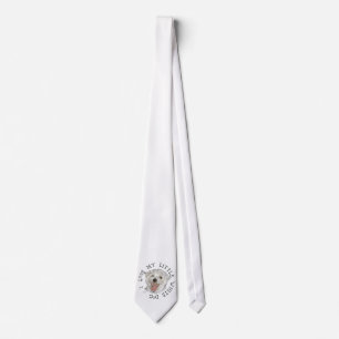 I Love My Little White Dog Maltese Tie