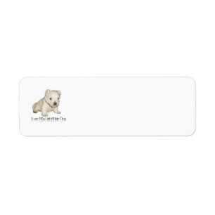 I Love My Little White Dog - Westie Puppy