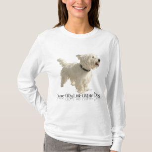 I Love My Little White Dog - Westie T-Shirt