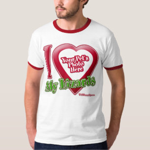 I Love My Lizards - Photo T-Shirt