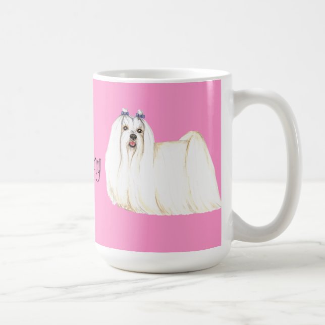 I Love my Maltese Coffee Mug (Right)