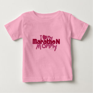 I Love My Marathon Mummy Baby T-Shirt