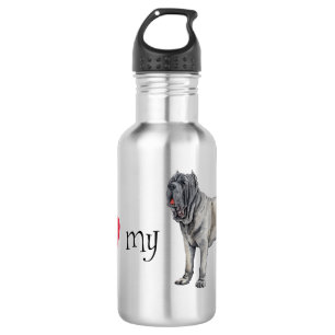I Love my Mastino 532 Ml Water Bottle