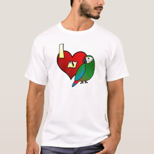 I Love my Military Macaw T-Shirt