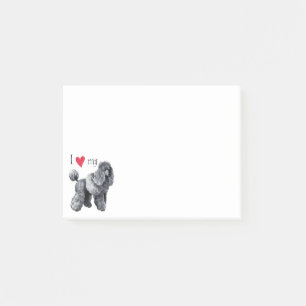 I Love my Miniature Poodle Post-it Notes