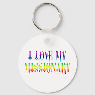I LOVE MY MISSIONARY KEY RING