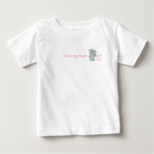 i love my mom, i love my mom baby T-Shirt