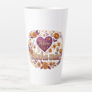 I love my mom, latte mug