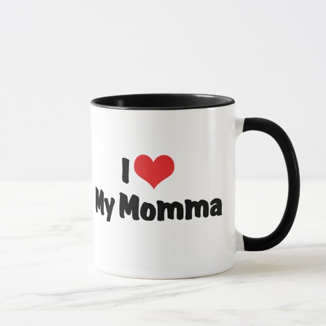 I Love My Momma Mug (Right)