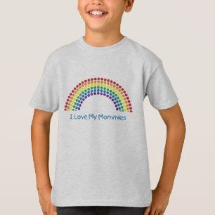 I Love My Mommies Kid's Tees