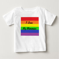 I Love My Mommies Pride Child's T-Shirt