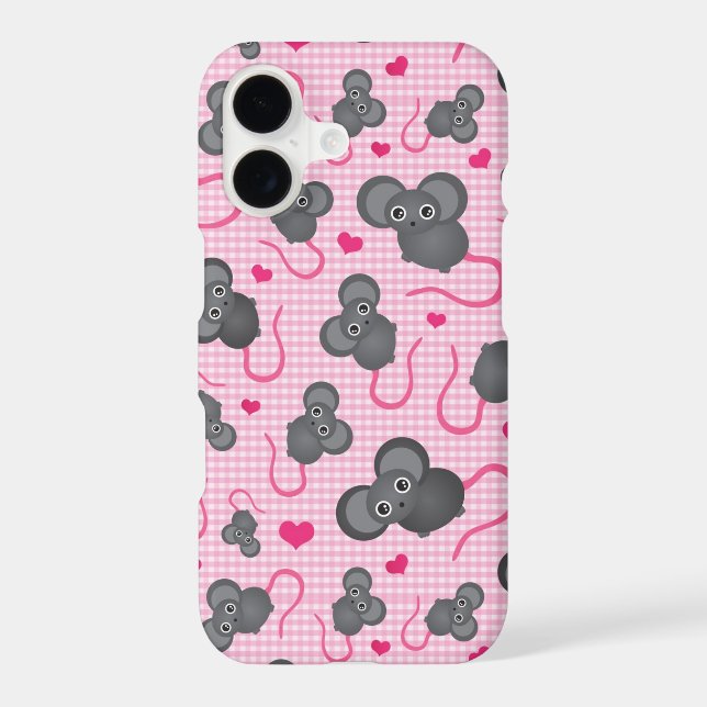 I love my mouse pattern in pink (Back)