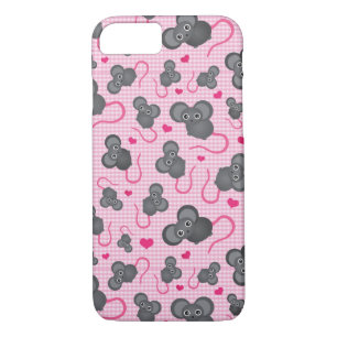 I love my mouse pattern in pink Case-Mate iPhone case