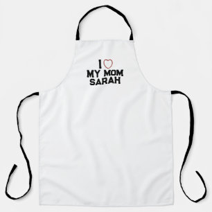 I Love My Mum Apron