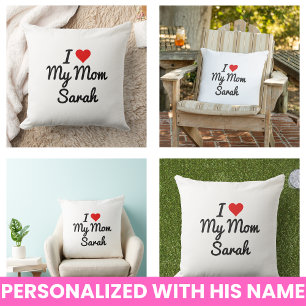 I Love My Mum Create Your Own Mothers Name Cushion