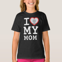 I Love My Mum Photo Text Daughter