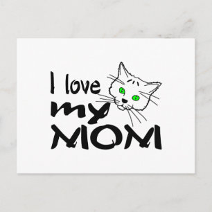 I Love My Mum Postcard