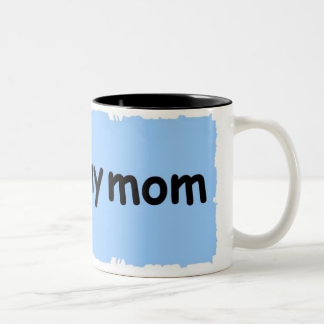 i love my mum Two-Tone coffee mug (Right)
