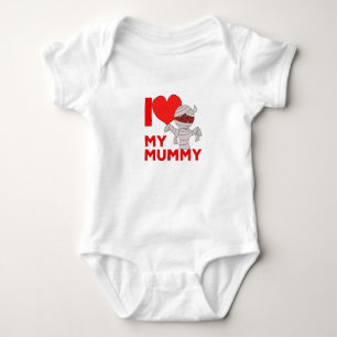 I Love My Mummy Baby Bodysuit