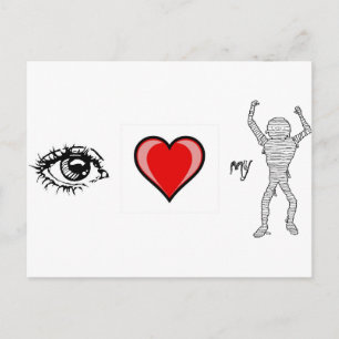 I Love my Mummy Postcard