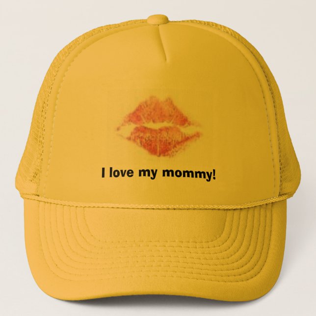 I love my mummy! trucker hat (Front)