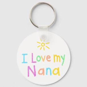 I Love My Nana Key Ring