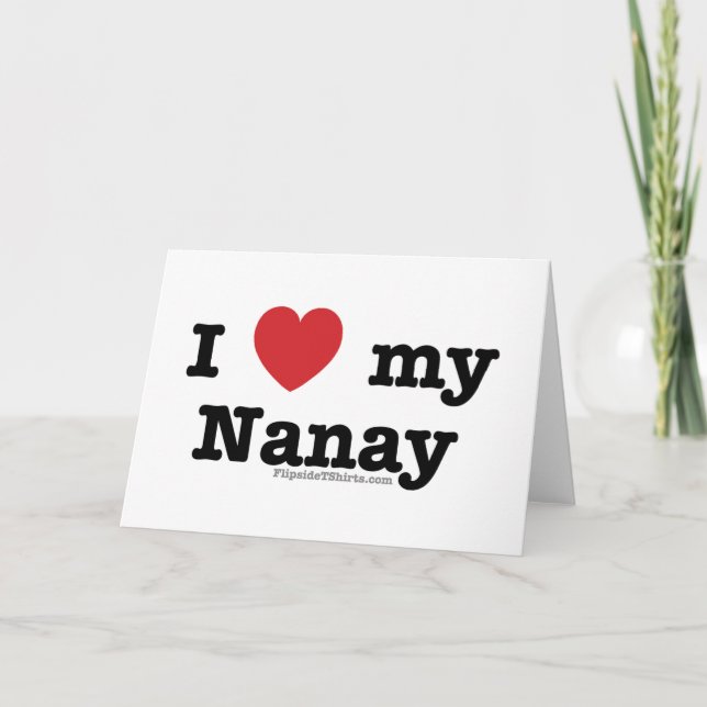 I Love My Nanay Card (Front)