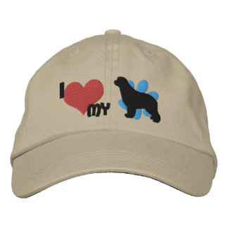 I Love my Newfoundland Embroidered Hat
