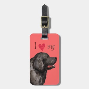 I Love my Newfoundland Luggage Tag