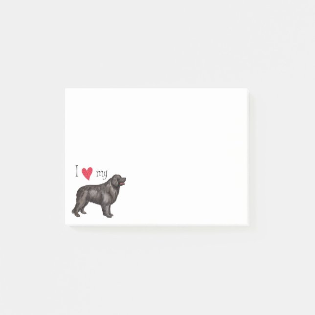 I Love my Newfoundland Post-it Notes (Front)