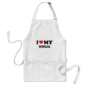 I Love My Ninja Standard Apron