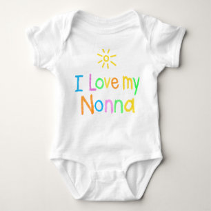 I Love my Nonna Baby Bodysuit