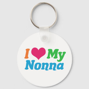 I Love My Nonna Key Ring