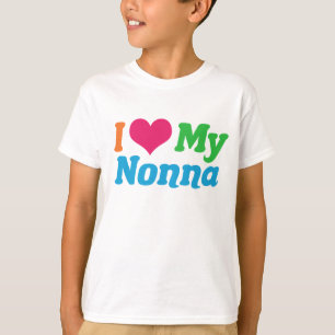 I Love My Nonna Kids T-Shirt