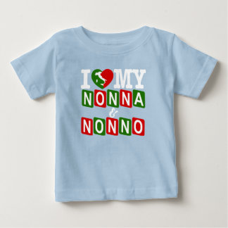 I Love My Nonna & Nonno Baby T-Shirt