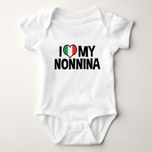 I Love My Nonnina Baby Bodysuit