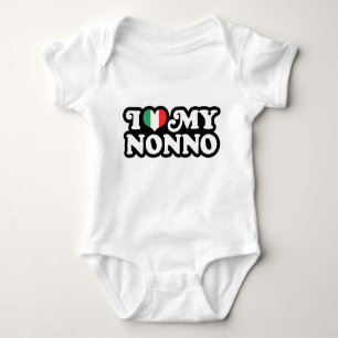 I Love My Nonno Baby Bodysuit