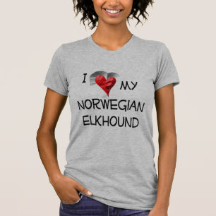 I Love My Norwegian Elkhound T-Shirt