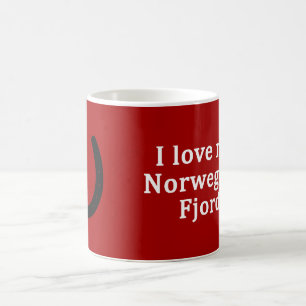 I Love My Norwegian Fjord Horse Coffee Mug
