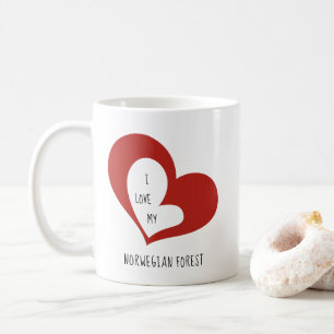 I Love My Norwegian Forest Cat Coffee Mug
