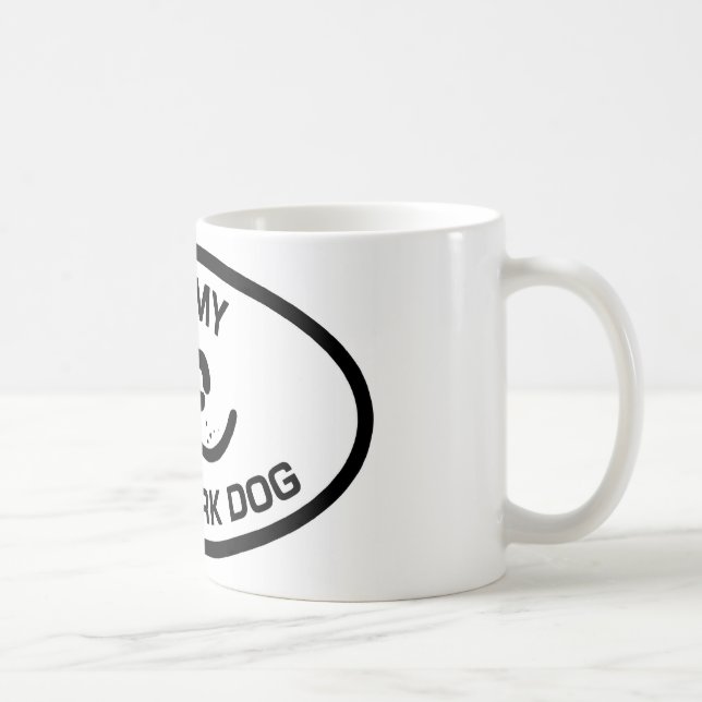I Love my Nosework Dog Coffee Mug (Right)
