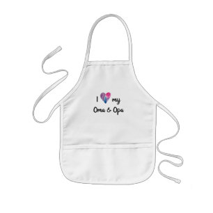 I Love My Oma and Opa Apron