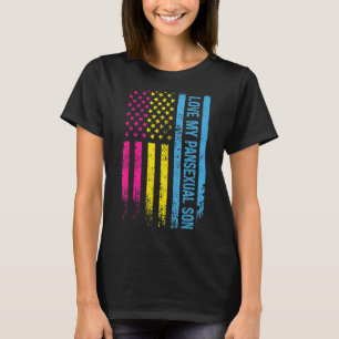 I Love My Pansexual Son Pansexual T-Shirt