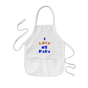 I Love My PAPA Apron