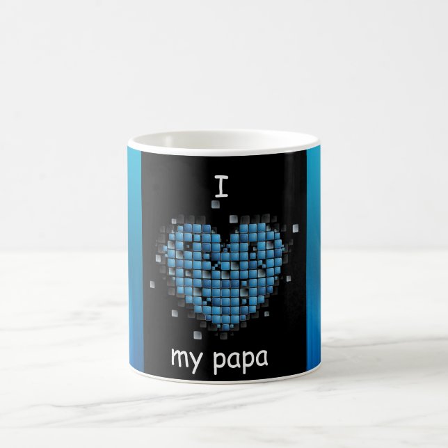 I Love My Papa Mug (Center)